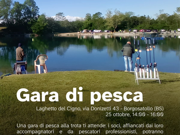 Locandina evento gara di pesca Locandina evento gara di pesca